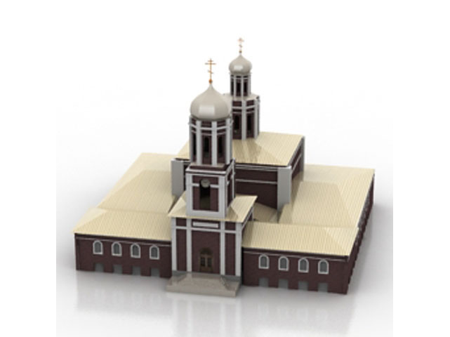 Free Church Valday N7 3D model For Architecture 3Ds Max Model Download